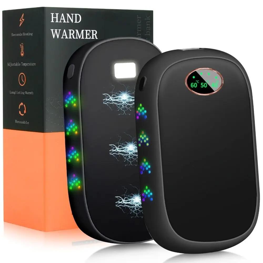 Control Double-Sided Heating Power Bank Pocket Hands Heater Hand Warmer Hand Heating Stove Charging Treasure